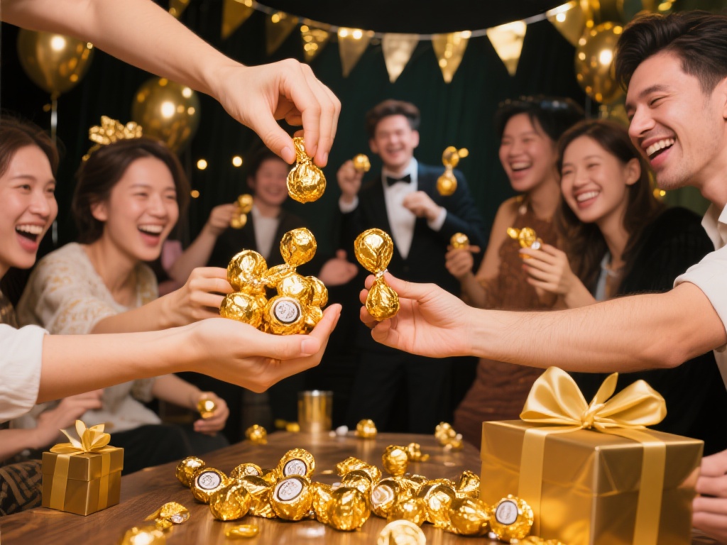 3.&nbsp;打造仪式感：创意表演派发金糖果
如果您是派