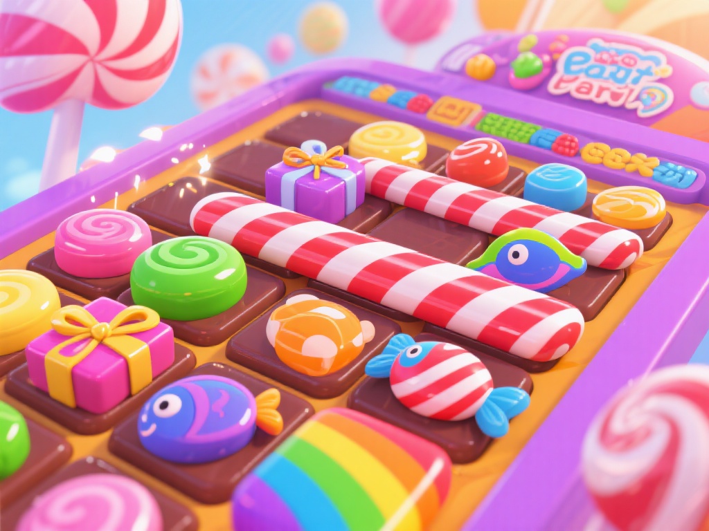 在糖果派对中，不同的策略应用于不同类型的机关是能否