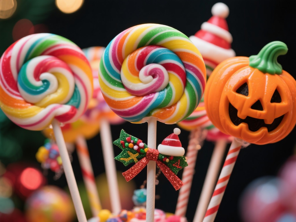 你是否注意过糖果派对棒棒糖的造型设计？这些棒棒糖并