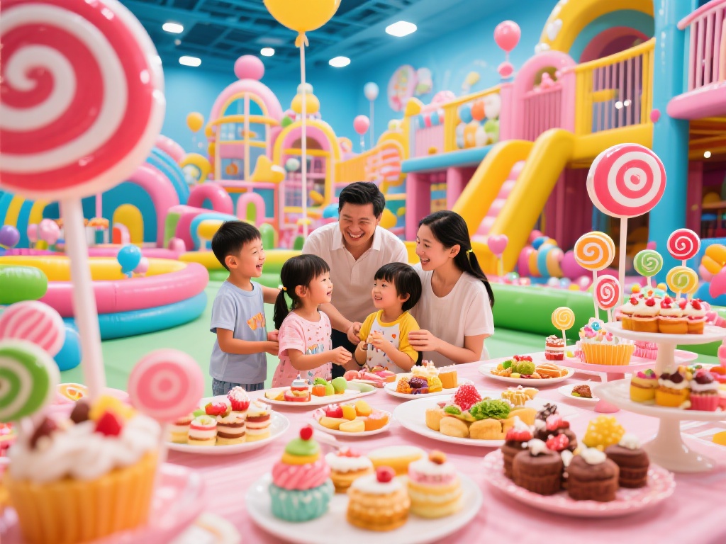 儿童乐园糖果派对开启童趣美食盛宴