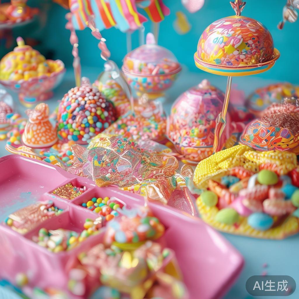 甜蜜诱惑的精彩瞬间：糖果派对帖子大集合