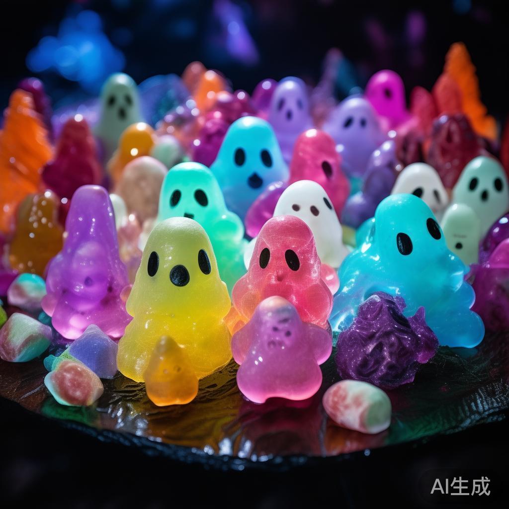 在“幽灵派对”这一神秘而又富有感染力的场景中，梦幻