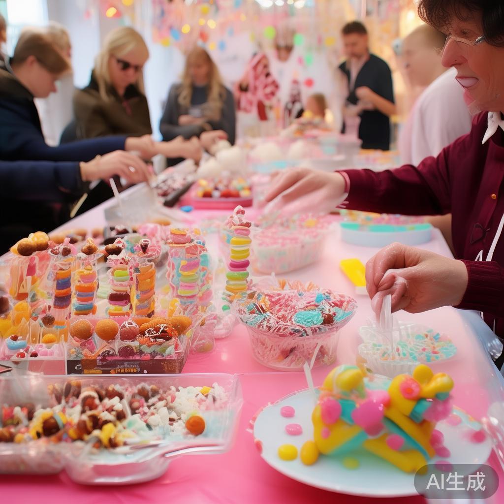 纽约糖果派对:开启一场甜蜜缤纷的狂欢盛宴 在糖果派对上,游客们可以亲手制作各式各样的糖果*,