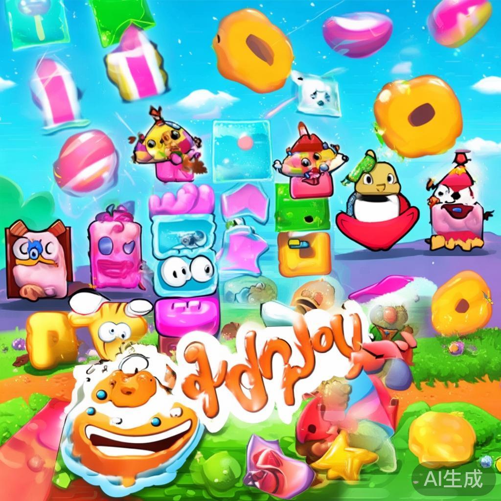 香肠派对与糖果派对精彩对决,欢乐无限趣味横生 与之相对的,糖果派对则偏向休闲策略类游戏,以色彩鲜