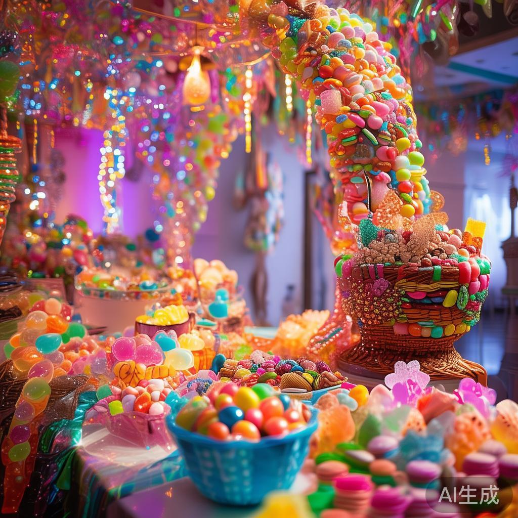 甜蜜惊喜不断:糖果派对精彩瞬间全景揭秘与甜美回忆 在派对中,糖果不仅是一种零食,更是一份温馨的象征。