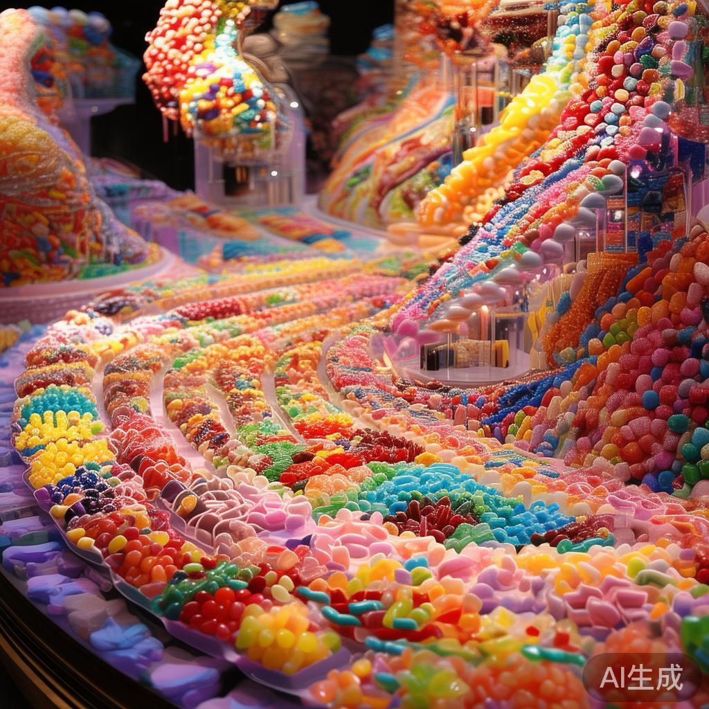 糖果的摆放顺序与位置是营造氛围的重要环节，正确的摆